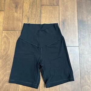 Aerie Black High-Waisted Bike Shorts